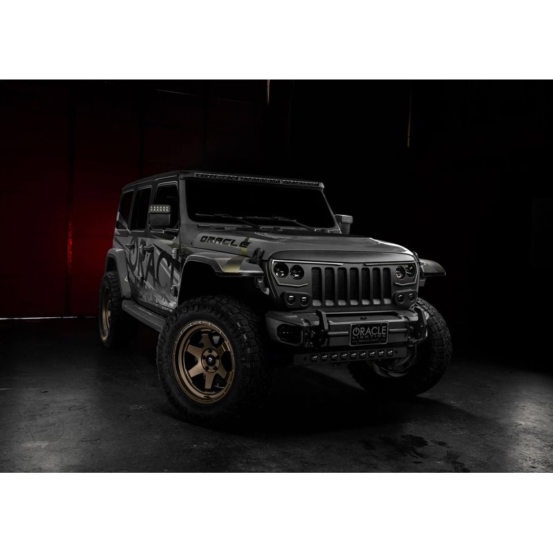 Oracle | Integrated Windshield Roof LED Light Bar System for Wrangler JL / Gladiator JT