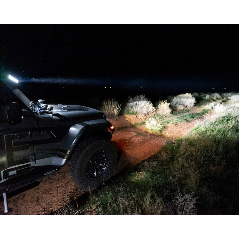 Oracle | Integrated Windshield Roof LED Light Bar System for Wrangler JL / Gladiator JT