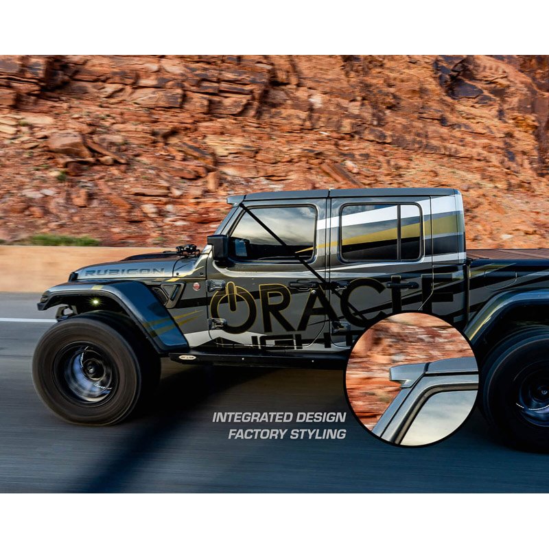 Oracle | Integrated Windshield Roof LED Light Bar System for Wrangler JL / Gladiator JT