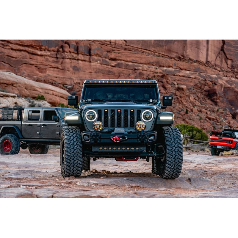 Oracle | Integrated Windshield Roof LED Light Bar System for Wrangler JL / Gladiator JT