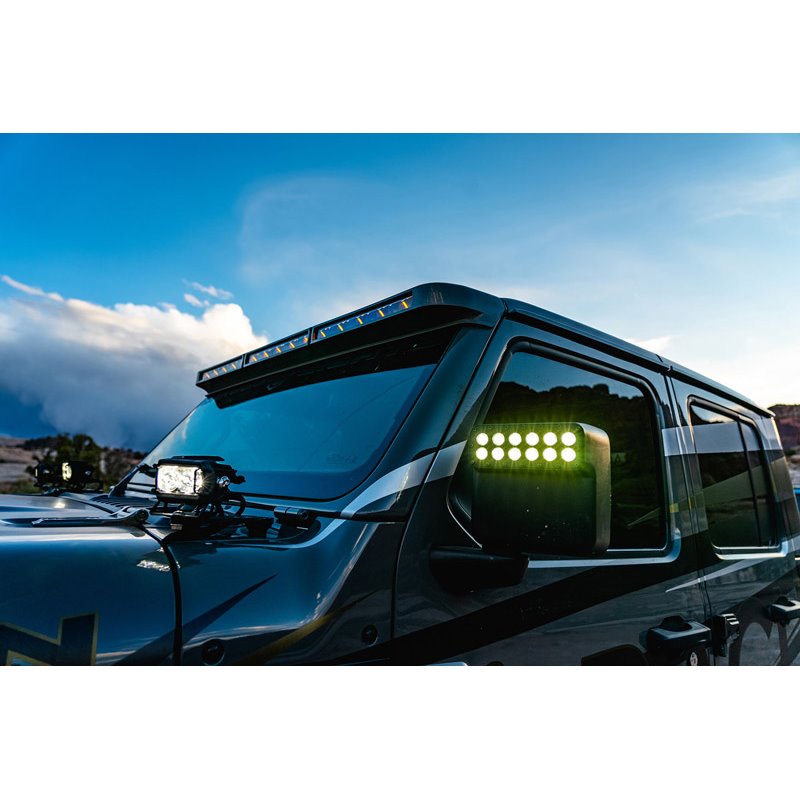 Oracle | Integrated Windshield Roof LED Light Bar System for Wrangler JL / Gladiator JT