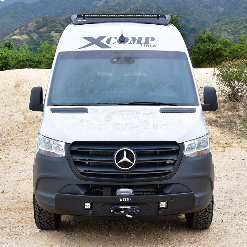 Westin | Pro-Series Mid Width Front Bumper - Sprinter 1500 / Sprinter 2500 / Sprinter 3500 / Sprinter 3500XD 2019-2024