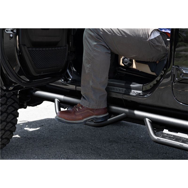 N-FAB | Nerf Step RS - Full Length (2 Steps) - Wrangler (JK) / Wrangler (JL) 3.6L / 3.8L 2007-2018