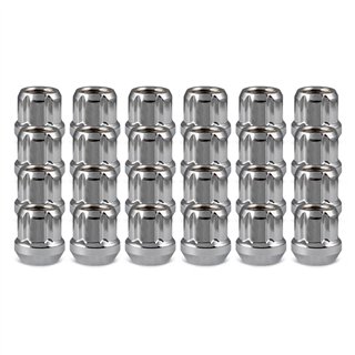 RHI | Lug Nuts (24) - Open End, Spline - Zinc - 14x1.5 X 25mm (1.00")