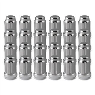 RHI | Lug Nuts (24) - Closed End, Spline - Chrome - 14x1.5 X 35mm (1.38")