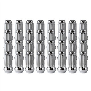 RHI | Lug Nuts (32) - Closed End (Long), Spline - Chrome - 14x1.5 X 50mm (2.00")