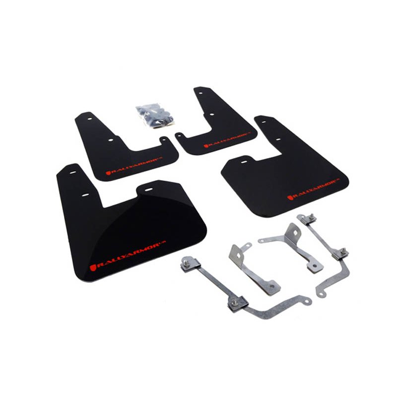 RallyArmor | Mud Flap Red Logo - WRX Hatch 11-14 / STI Hatch 08-14