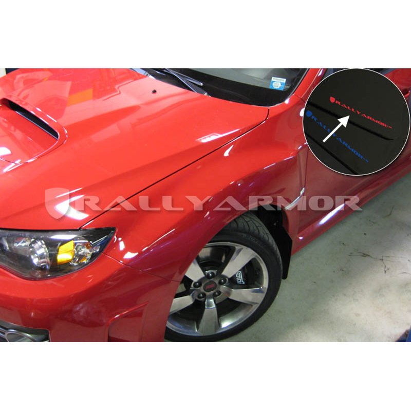 RallyArmor | Mud Flap Red Logo - WRX Hatch 11-14 / STI Hatch 08-14