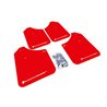 RallyArmor | Red Mud Flap White Logo - RS/2.5i/WRX/STI 2002-2007