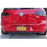 RallyArmor | Red Mud Flaps White Logo - MK7 Golf/GTI/TSI - MK7.5 Golf R