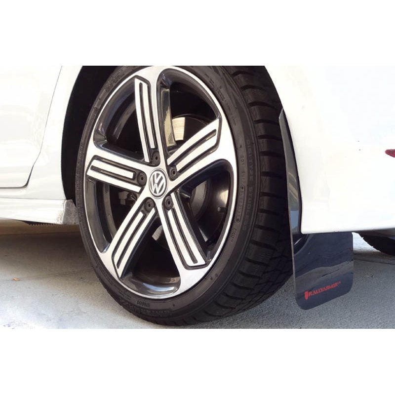 RallyArmor | Mud Flaps Grey Logo - MK7 VW Golf R 2015-2017.5