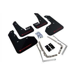 RallyArmor | Mud Flaps Red Logo - MK7 VW Golf R 2015-2017.5