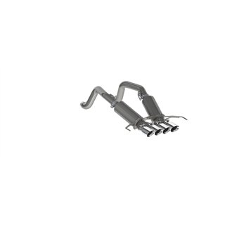 MBRP | Dual Muffler Axle Back Quad Tip PRO - Corvette 6.2L 2014-2019