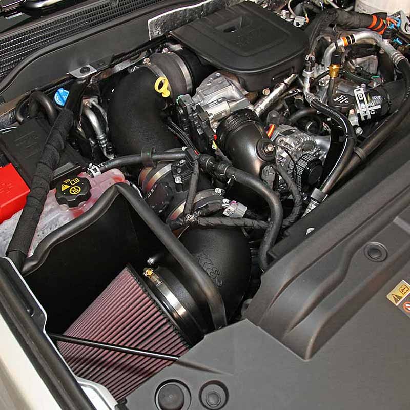 K&N | Aircharger Performance Air Intake System - Silverado / Sierra 2500 HD / 3500 HD 6.6L 2015-2016