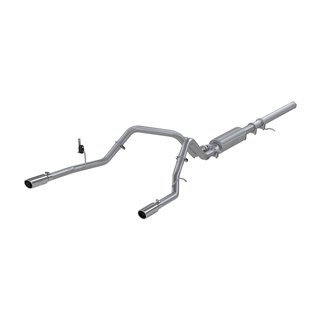MBRP | Cat Back, Dual Split Rear, AL - Silverado / Sierra 1500 / Limited 4.3L / 5.3L 2014-2019