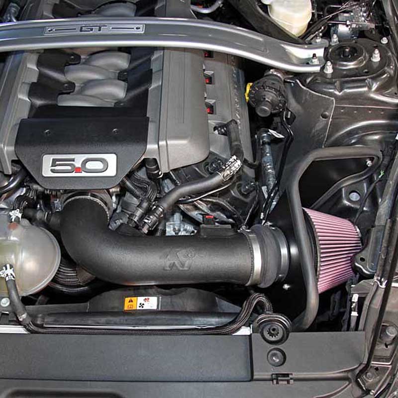 K&N | Aircharger Performance Air Intake System - Mustang 5.0L 2015-2017