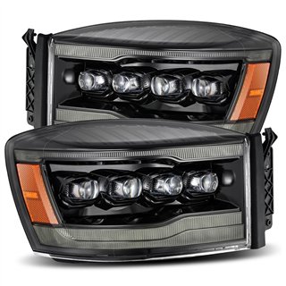 AlphaRex | NOVA-Series Full LED Quad 3D Projector Headlights - Ram 1500 / 2500 / 3500 2006-2008