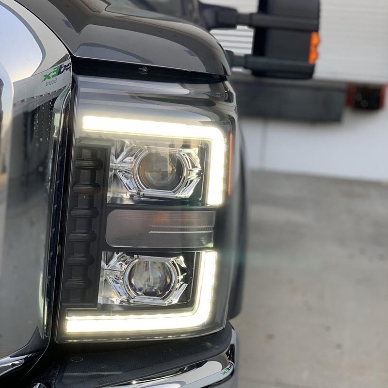 AlphaRex | LUXX-Series Full LED Dual Projector Headlights - F-250 / F-350 2011-2016