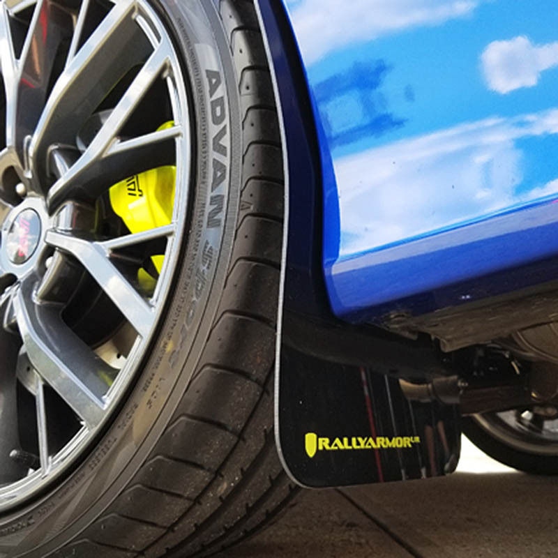 RallyArmor | Mud Flap Caliper Green Logo - WRX / STI 2015-2021