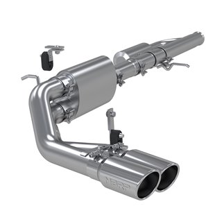MBRP | Cat Back, Pre-Axle Dual Outlet 3 inch, AL - Silverado / Sierra 1500 / Limited 4.3L / 5.3L 2009-2019