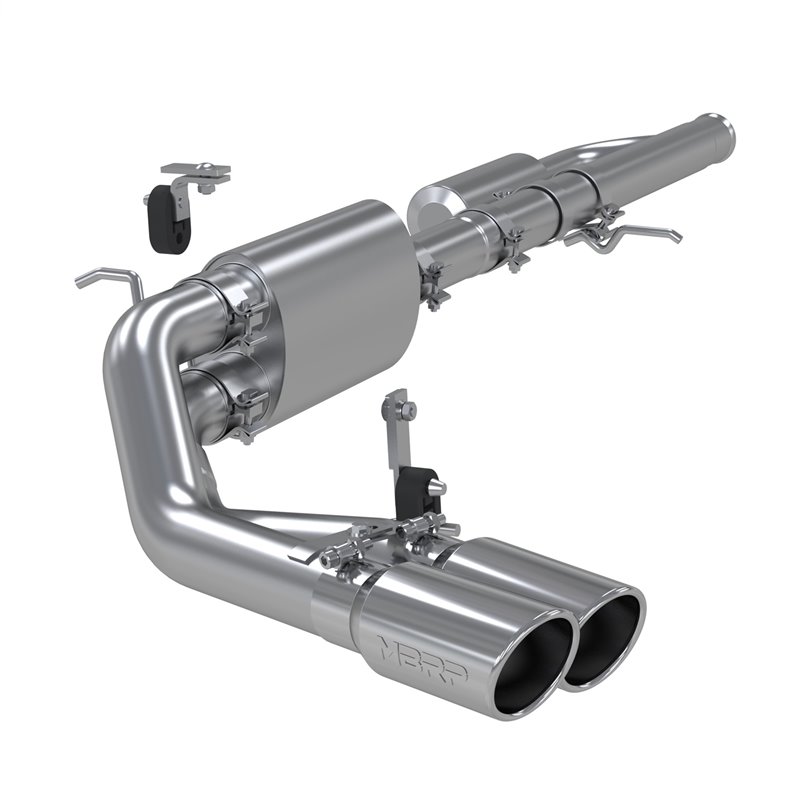 MBRP | Cat Back, Pre-Axle Dual Outlet 3 inch, AL - Silverado / Sierra 1500 / Limited 4.3L / 5.3L 2009-2019