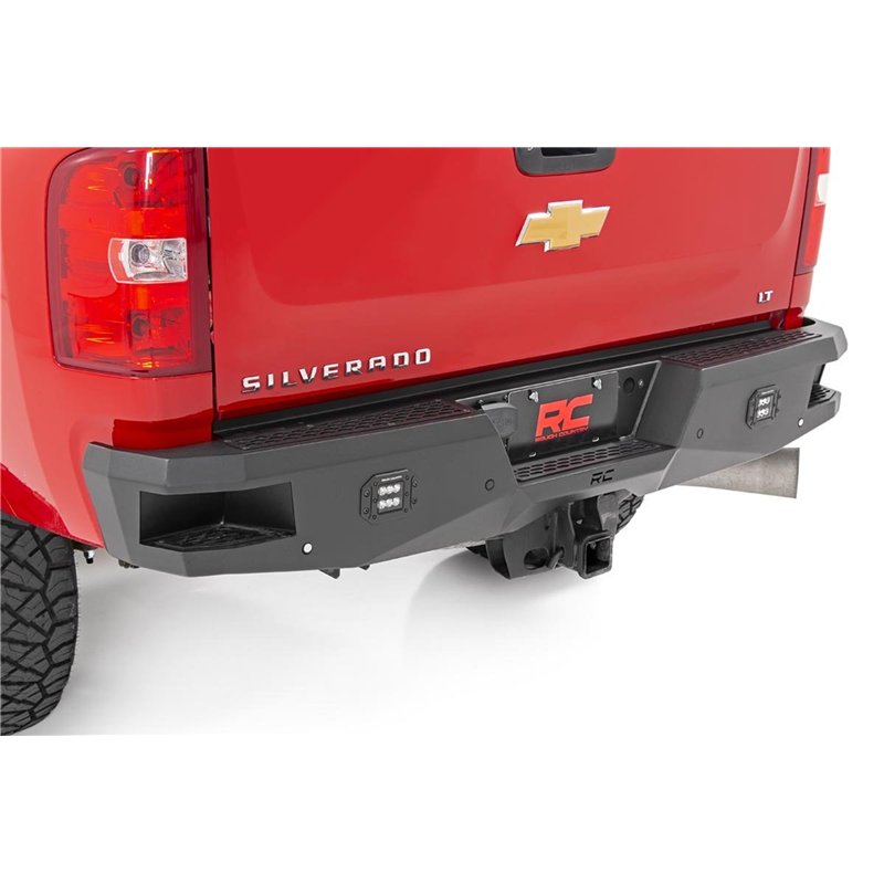 Rough Country | Bumper- Rear - Silverado / Sierra 2500 HD / 3500 HD 6.0L / 6.6L 2011-2019