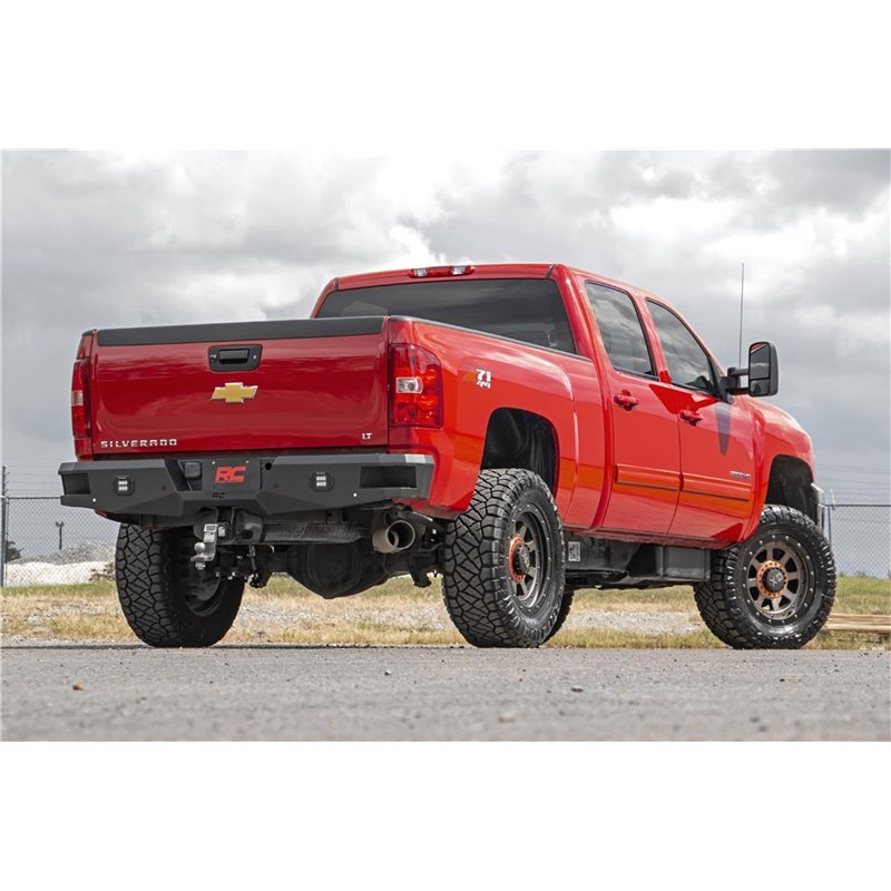 Rough Country | Bumper- Rear - Silverado / Sierra 2500 HD / 3500 HD 6.0L / 6.6L 2011-2019