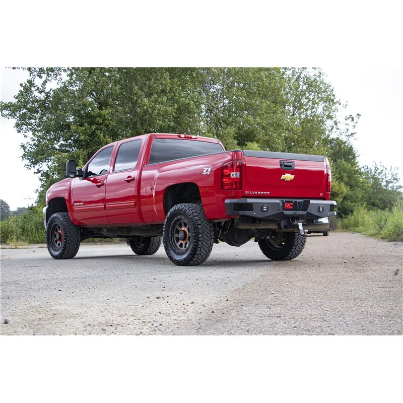 Rough Country | Bumper- Rear - Silverado / Sierra 2500 HD / 3500 HD 6.0L / 6.6L 2011-2019