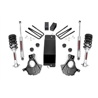 Rough Country | Lift Kit-Suspension w/Shock - Silverado / Sierra 1500 2014-2018