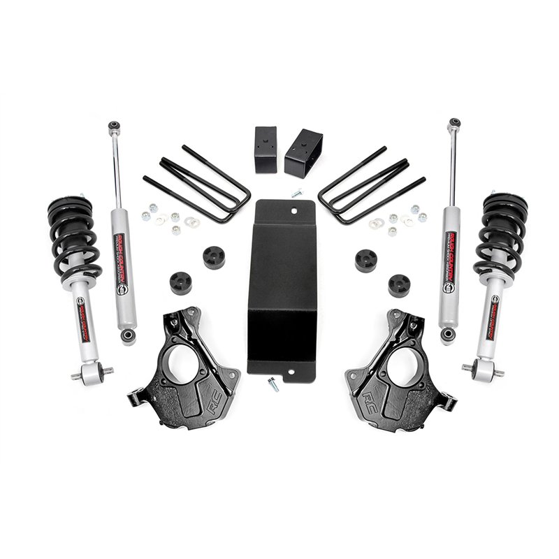 Rough Country | Lift Kit-Suspension w/Shock - Silverado / Sierra 1500 2014-2018