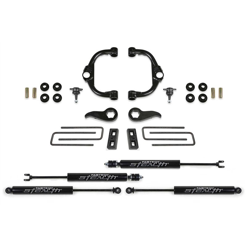 Fabtech | Lift Kit-Suspension w/Shock - Silverado / Sierra 3500 HD 6.6L 2020-2021