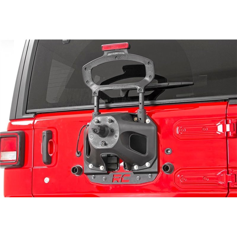 Rough Country | Spare Tire Relocation Kit - Wrangler (4xe) / Wrangler (JL) 2020-2024