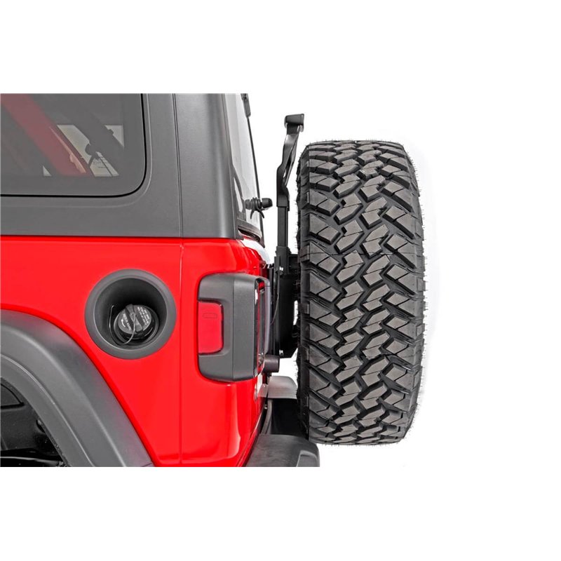 Rough Country | Spare Tire Relocation Kit - Wrangler (4xe) / Wrangler (JL) 2020-2024