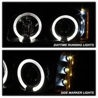 SPYDER | Halo LED Projector Headlights - Avalanche 1500 / 2500 / Silverado 1500 / 2500 HD 2002-2006