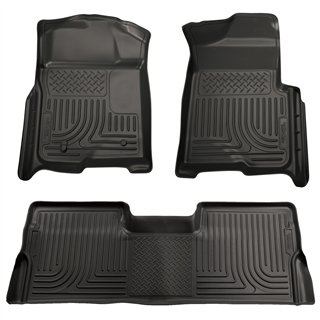Husky Liners | Front/2nd Seat Floor Liners (Footwell Coverage) - F-250 / F-350 2008-2010