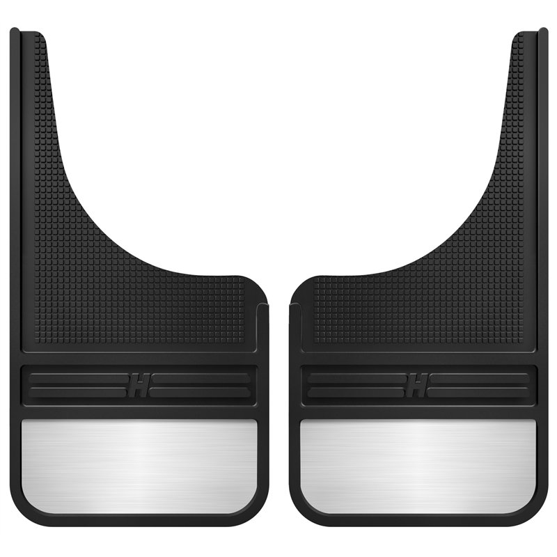 Husky Liners | Rubber Front Mud Flaps-12IN w/Weight - Buick / Cadillac / Chevrolet 2000-2020
