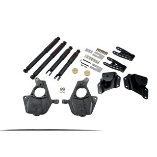 Belltech | Front And Rear Complete Kit W/ Nitro Drop 2 Shocks - Silverado / Sierra 1500 / Classic 2001-2007