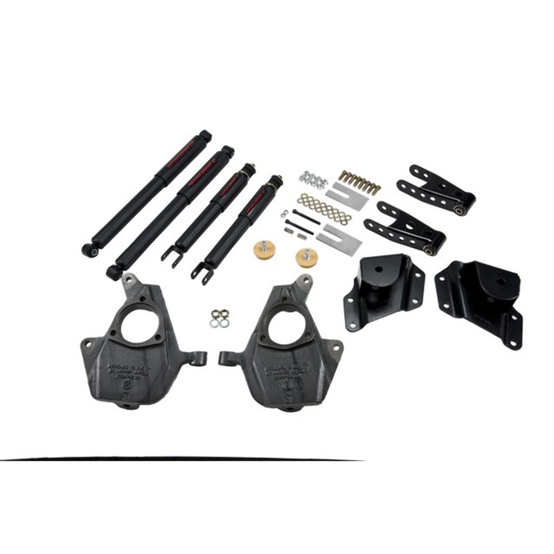 Belltech | Front And Rear Complete Kit W/ Nitro Drop 2 Shocks - Silverado / Sierra 1500 / Classic 2001-2007