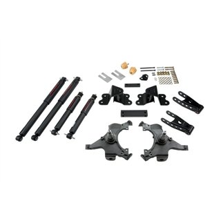 Belltech | Front And Rear Complete Kit W/ Nitro Drop 2 Shocks - C1500 1990-1998