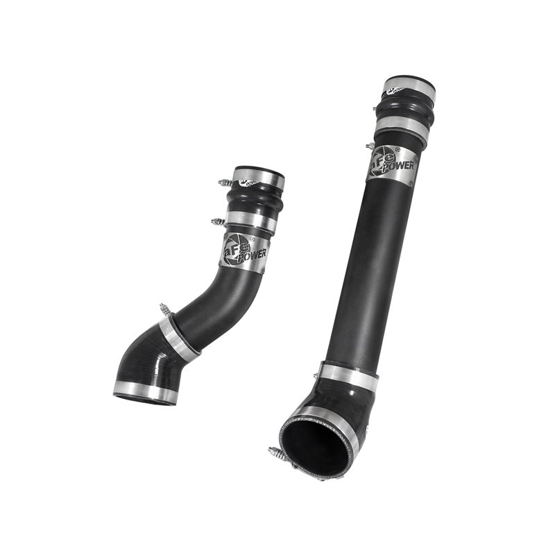 aFe Power | BladeRunner 3 IN Aluminum Hot and Cold Charge Pipe Kit Black - Ram 2500 / 3500 5.9L 2000-2002
