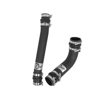 aFe Power | BladeRunner 3 IN/2-3/4 IN Aluminum Hot and Cold Charge Pipe Kit Black - Ram 2500 / 3500 6.7L 2010-2012