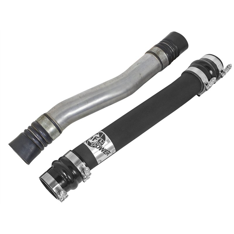aFe Power | BladeRunner 3 IN/2-3/4 IN Aluminum Hot and Cold Charge Pipe Kit Black - Ram 2500 / 3500 6.7L 2010-2012