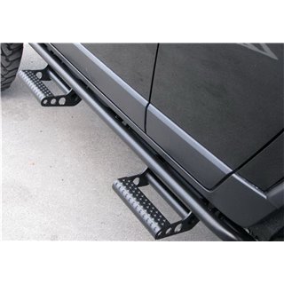 N-FAB | RKR Step System - Cab Length (2 Step Mounts/2 Steps) - F-250 / F-350 2017-2022