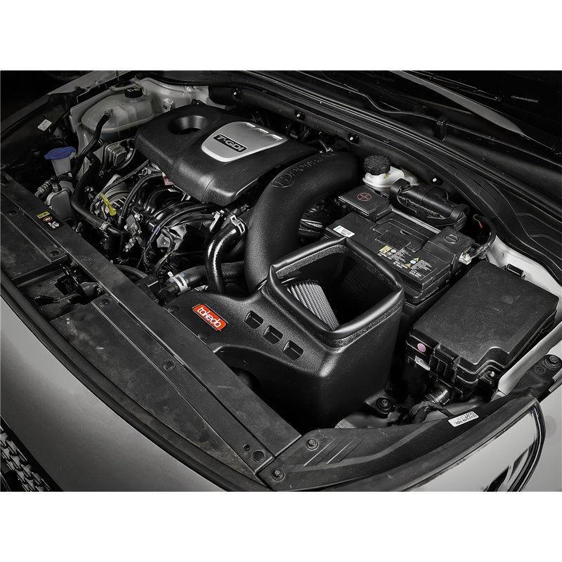 aFe Power | Takeda Stage-2 Cold Air Intake System w/Pro DRY S Media Black - Elantra / Elantra GT / Veloster / Forte 1.6T 2017-20