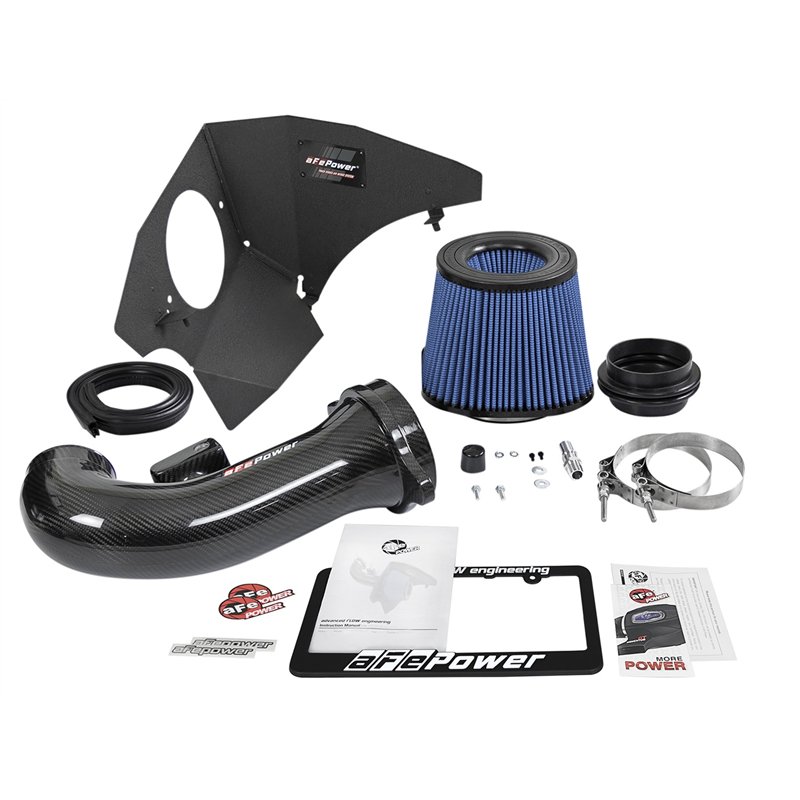 aFe Power | Track Series Stage-2 Carbon Fiber Intake System w/Pro 5R Media - Camaro 6.2L 2016-2023