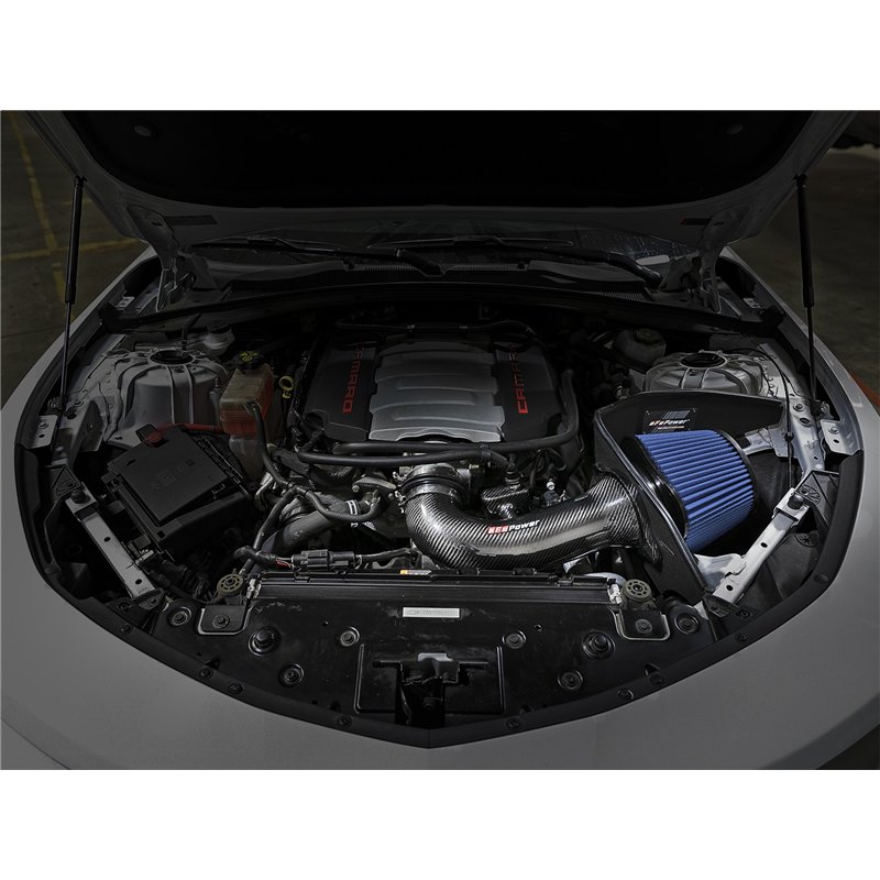 aFe Power | Track Series Stage-2 Carbon Fiber Intake System w/Pro 5R Media - Camaro 6.2L 2016-2023
