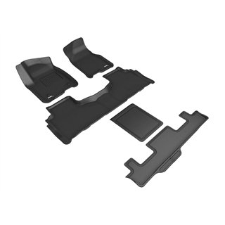 3D Mats | KAGU Floor Mat - 1ère, 2e & 3e Rangées - Tahoe 3.0L / 5.3L / 6.2L 2021-2023