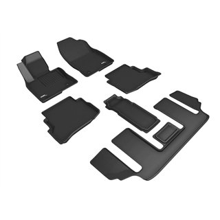 3D Mats | KAGU Floor Mat - 1ère, 2e & 3e Rangées - CX-9 2.5T 2020-2023