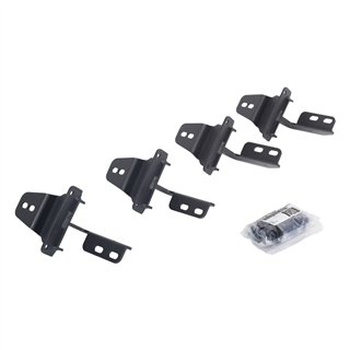 Go Rhino | V-Series V3 Aluminum and RB Slim Side Steps - MOUNTING BRACKETS ONLY - Wrangler (JK) 3.6L / 3.8L 2007-2018