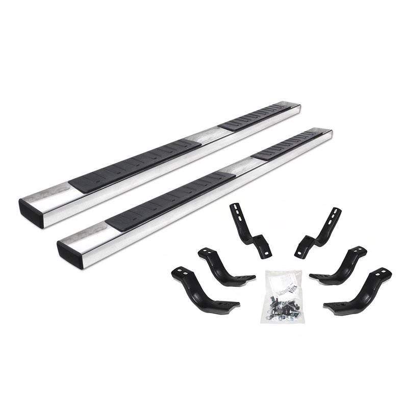 Go Rhino | 6" OE Xtreme II Side Steps w/ Mounting Brackets Kit - F-150 2004-2014